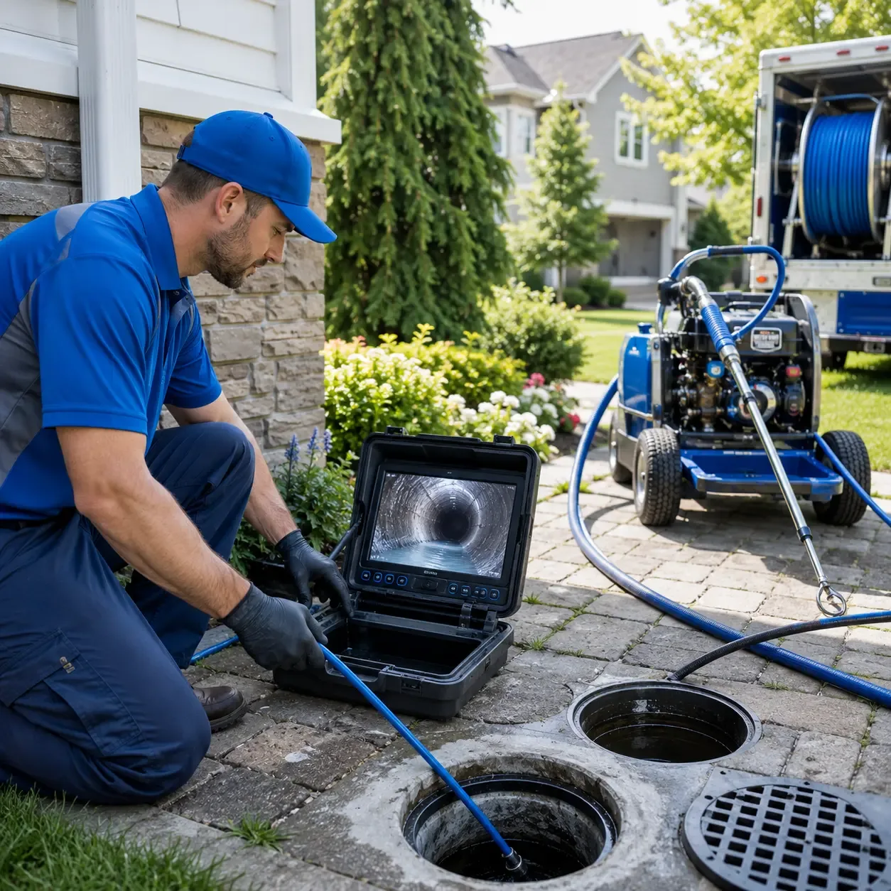 Outdoor drain cleaning professionals serving Wayne City, IL